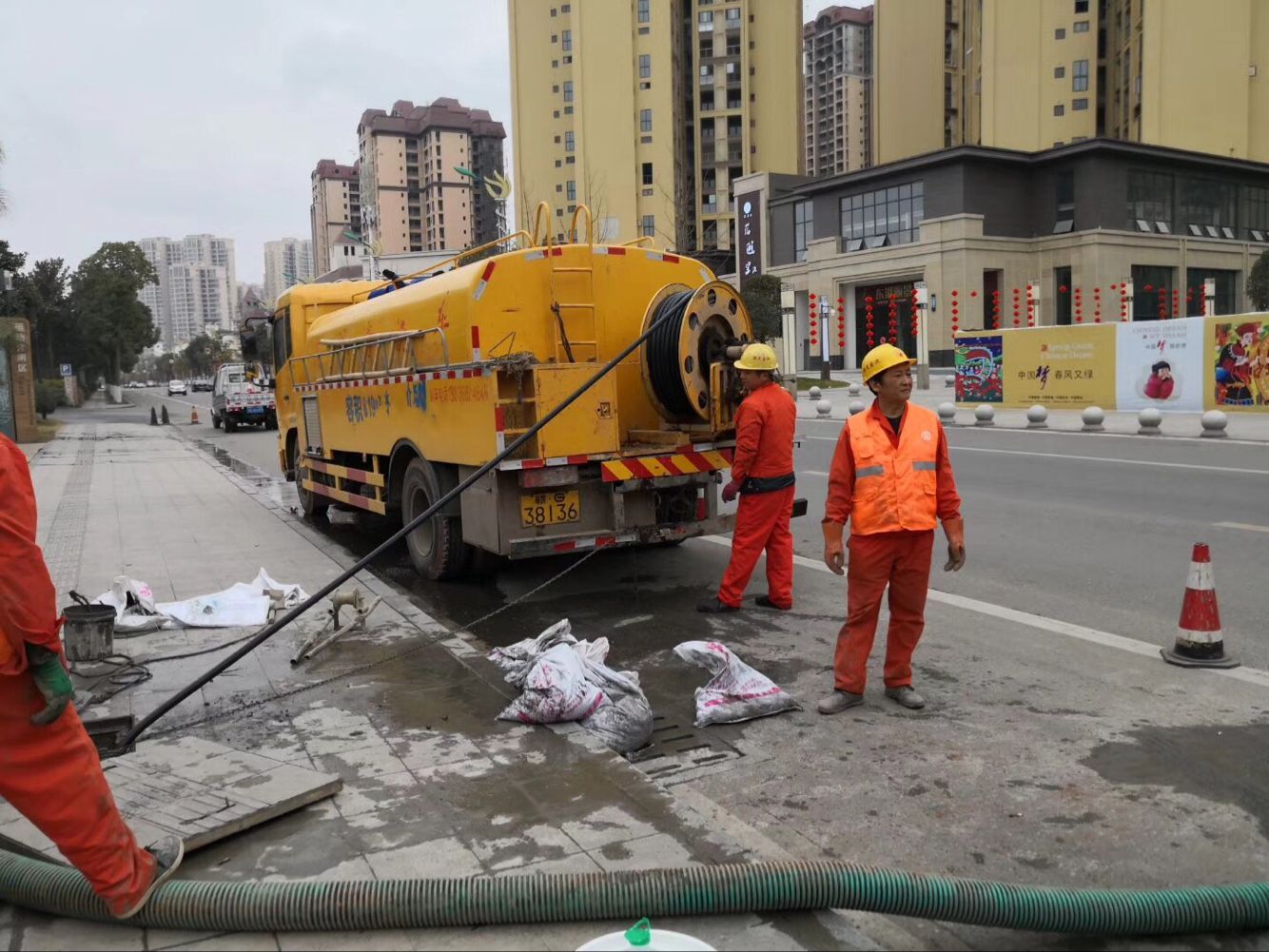 揭阳排污管道清淤-管道清洗